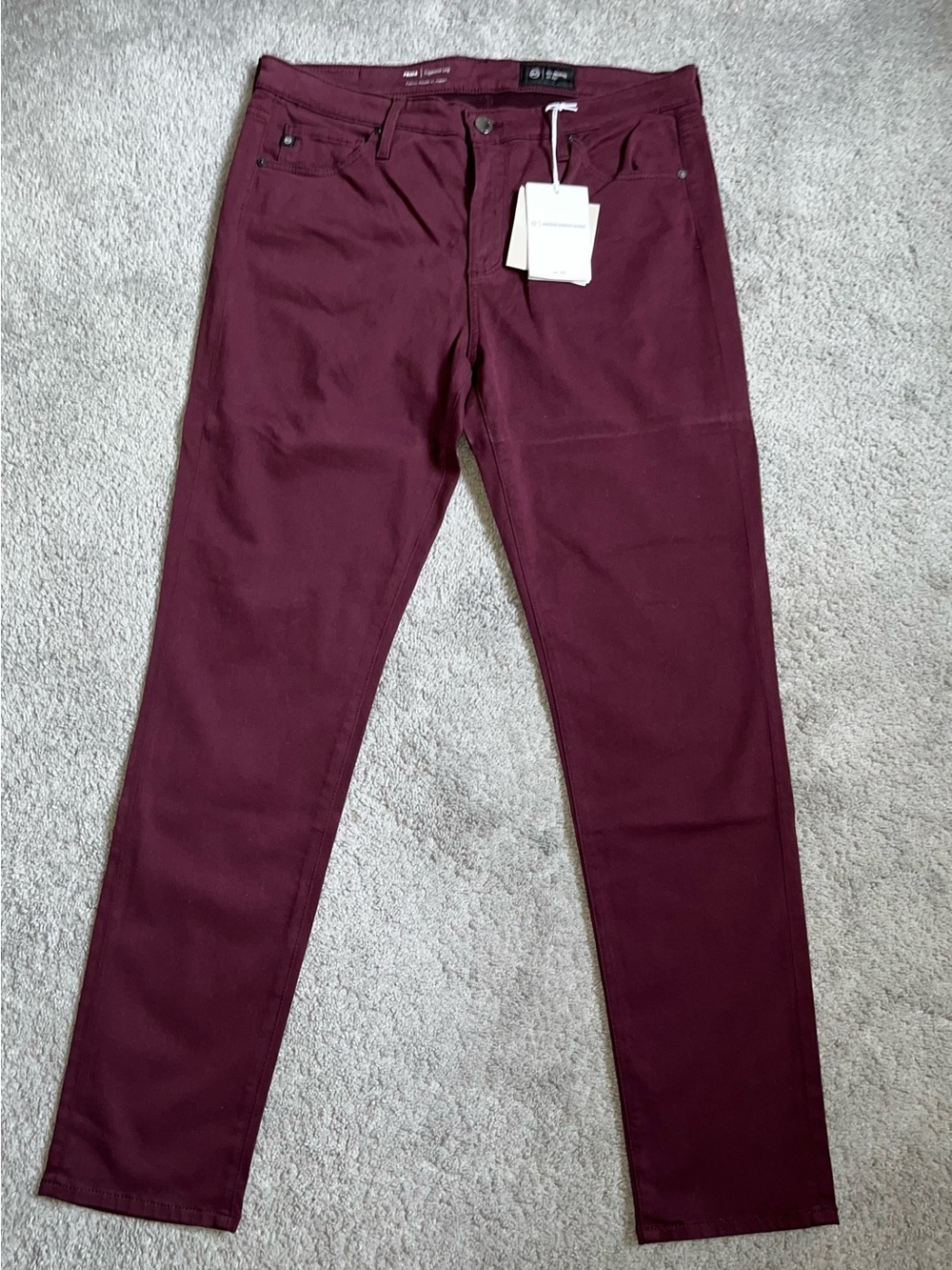 NWT The Prima Mid-Rise Cigarette Pant by AG Size 31